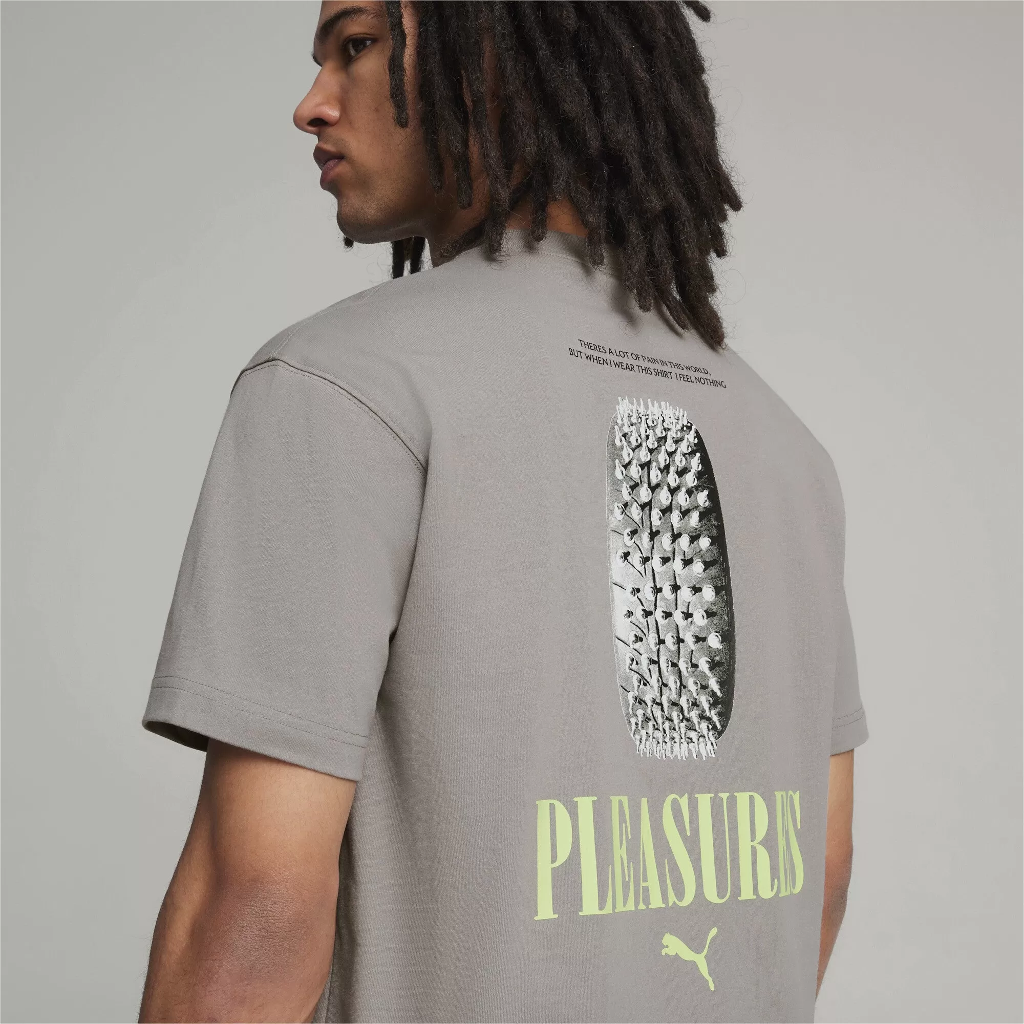 Pleasures X Puma Graphics SS Tee - Gray