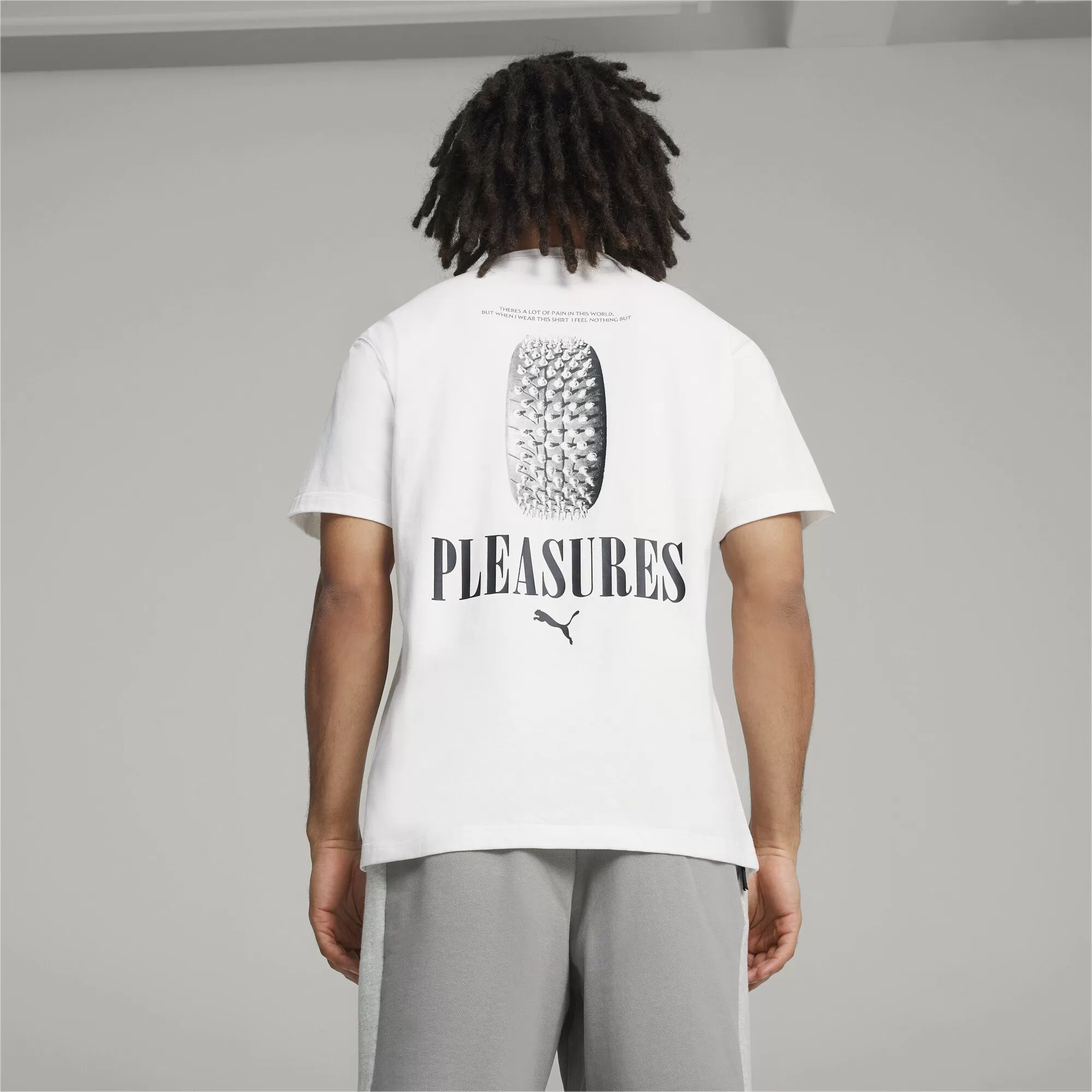 Pleasures X Puma Graphics SS Tee - White