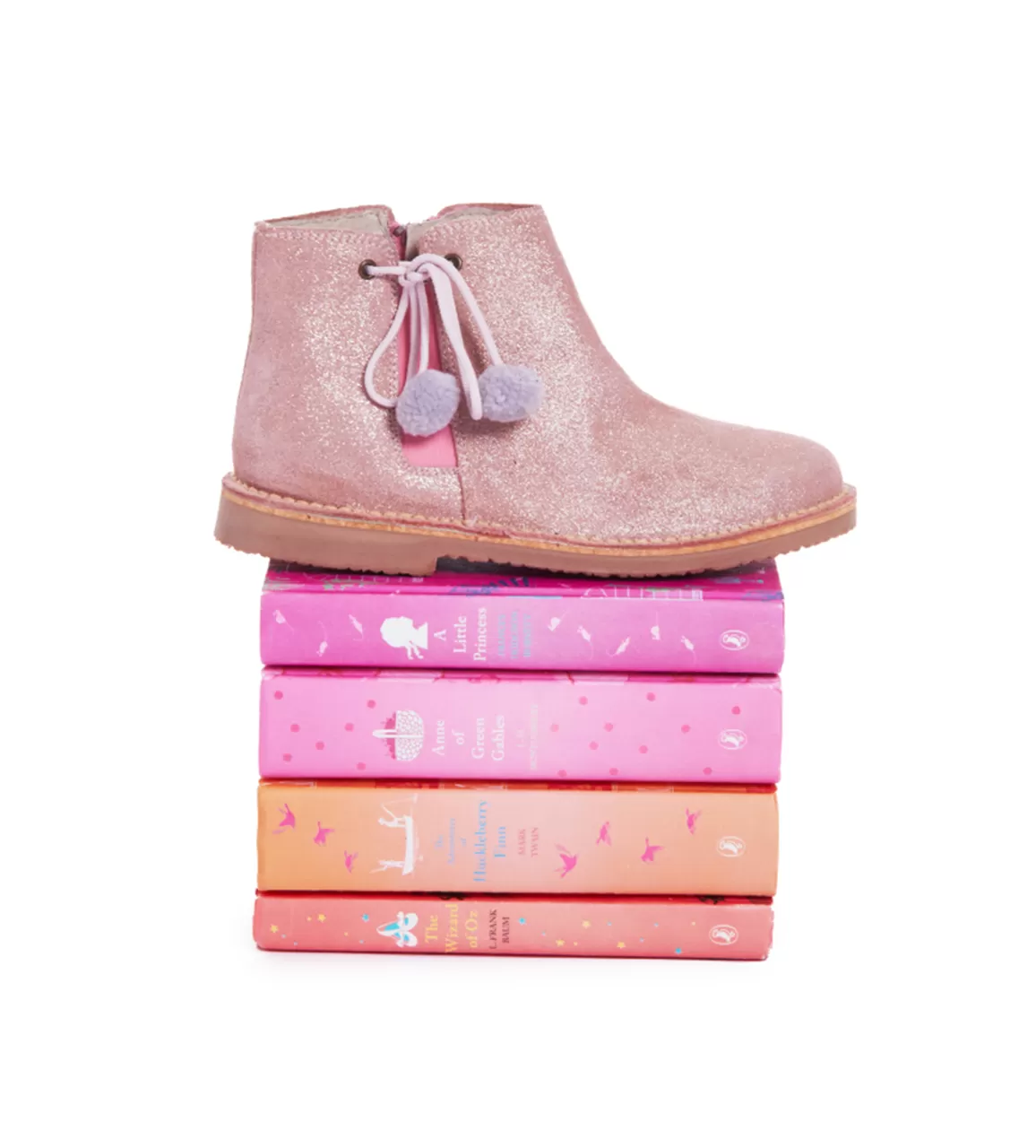 PomPom Chelsea Boots in Rose