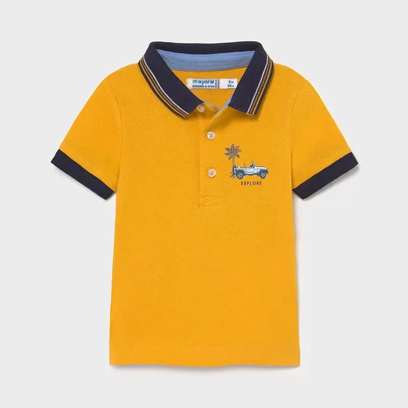 Printed S/s Polo for Baby Boy Mango