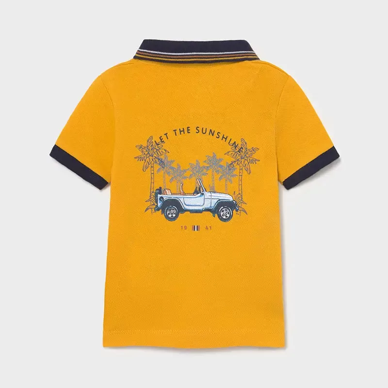 Printed S/s Polo for Baby Boy Mango