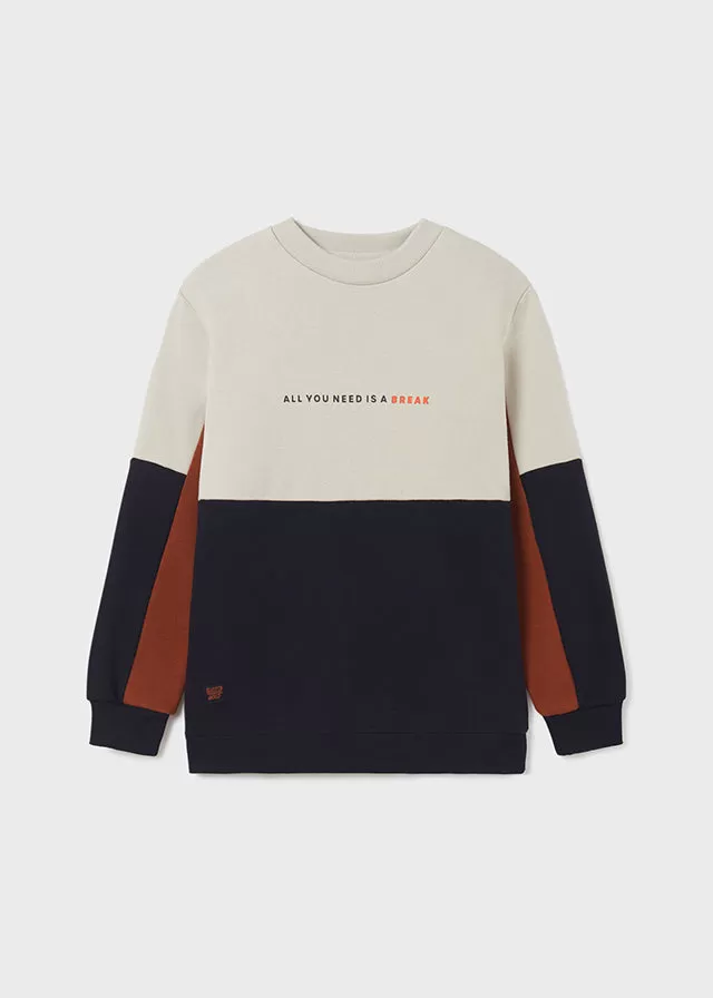 Pullover for teen boy - Beige