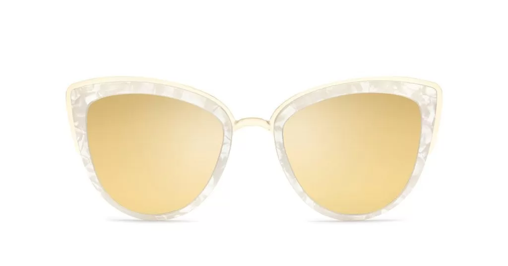 Quay My Girl Pearl Gold Sunglasses