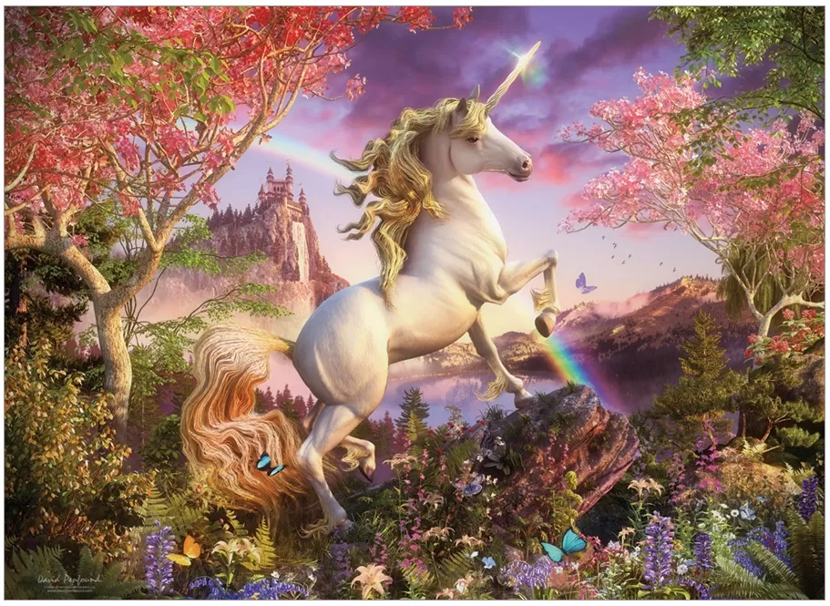 Rainbow & Unicorn Jigsaw Puzzle (1000 Pcs)