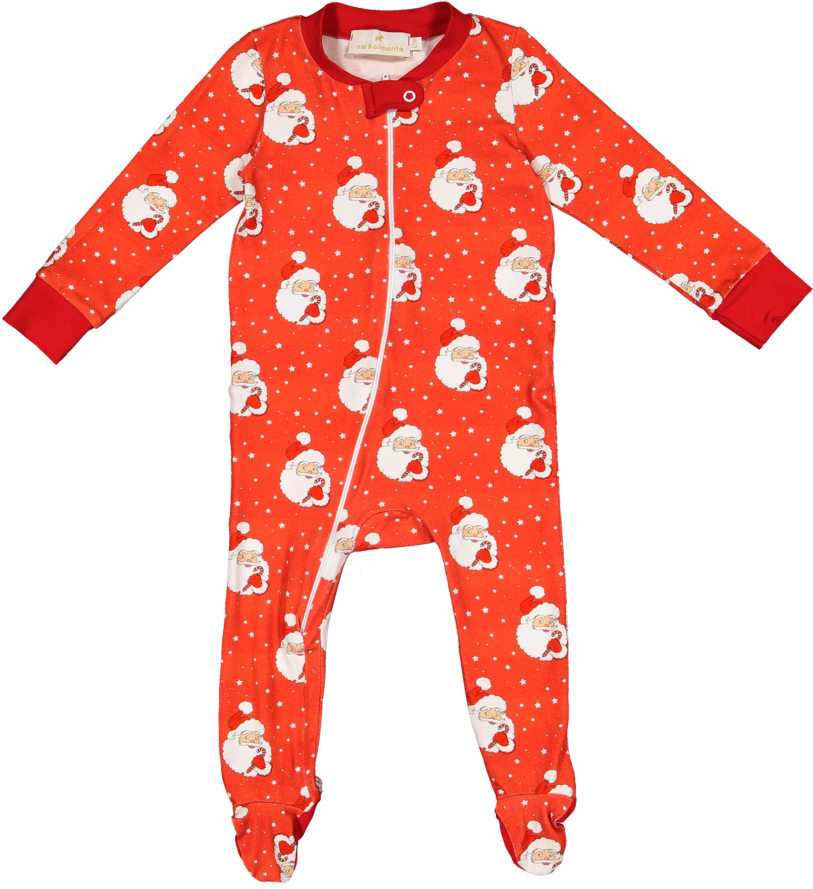 Red Santa Glows Baby Boy Pajama