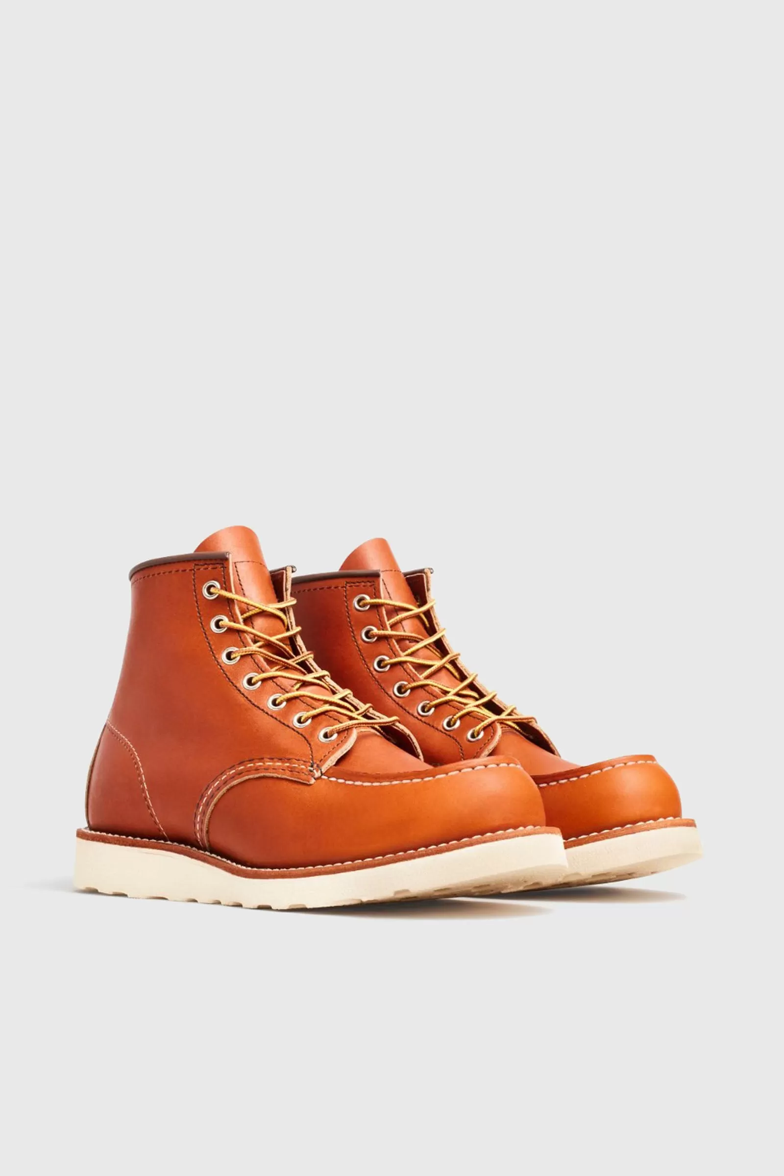 Red Wing Stivaletto 6-inch Classic Moc Toe In Pelle Oro Legacy Marrone Uomo