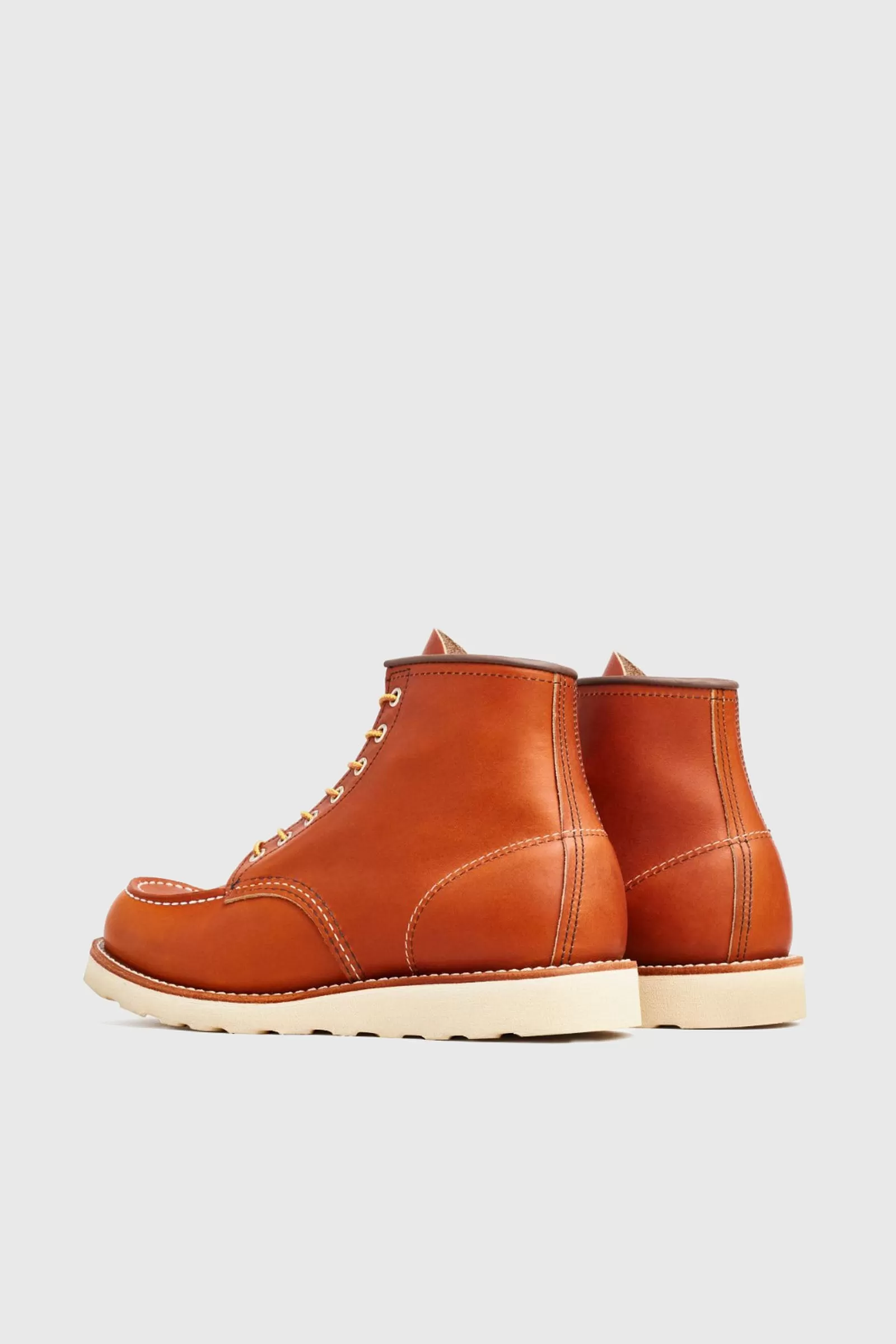 Red Wing Stivaletto 6-inch Classic Moc Toe In Pelle Oro Legacy Marrone Uomo