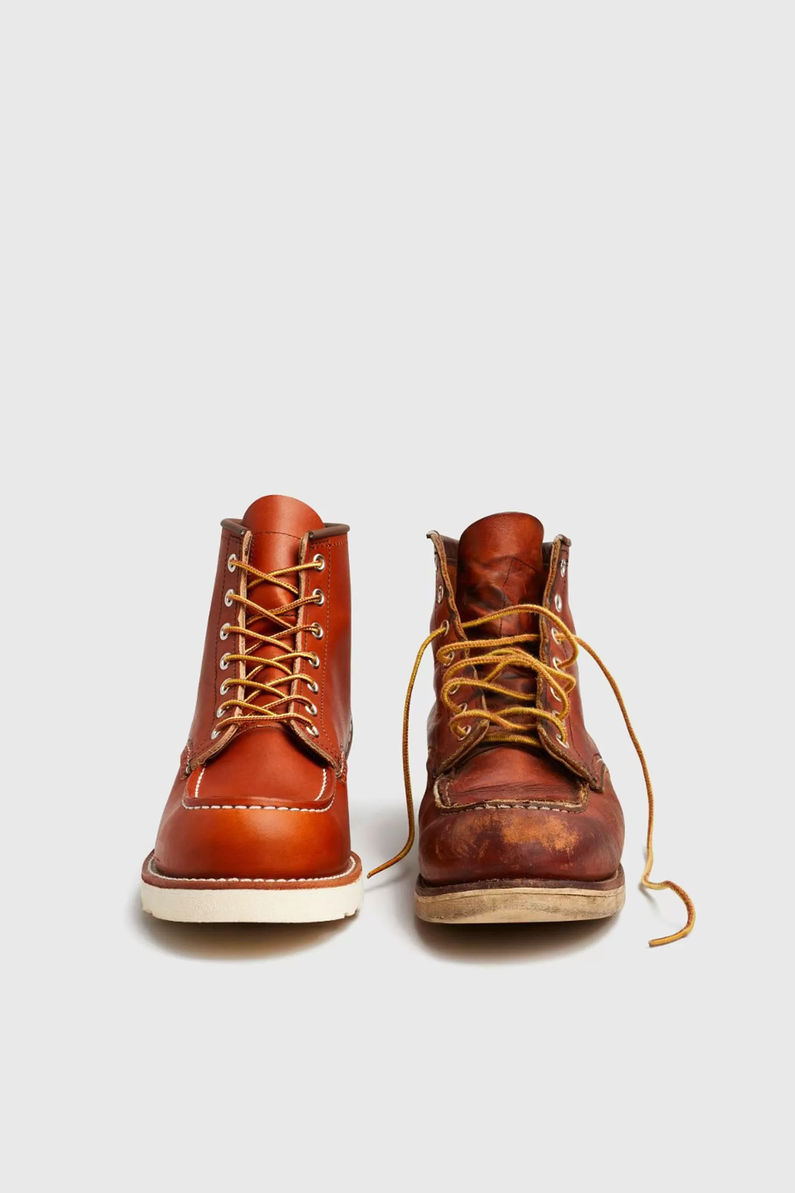 Red Wing Stivaletto 6-inch Classic Moc Toe In Pelle Oro Legacy Marrone Uomo