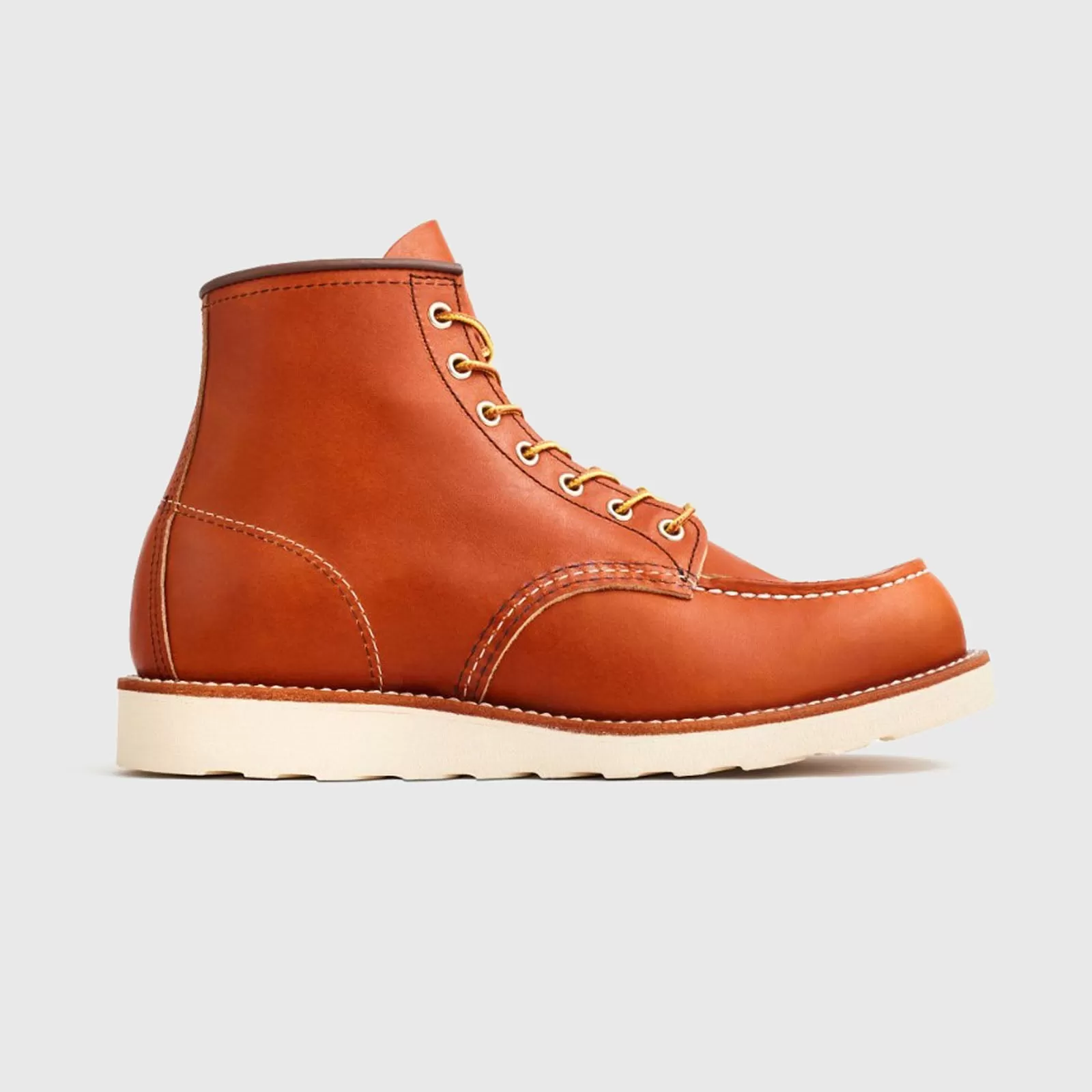 Red Wing Stivaletto 6-inch Classic Moc Toe In Pelle Oro Legacy Marrone Uomo