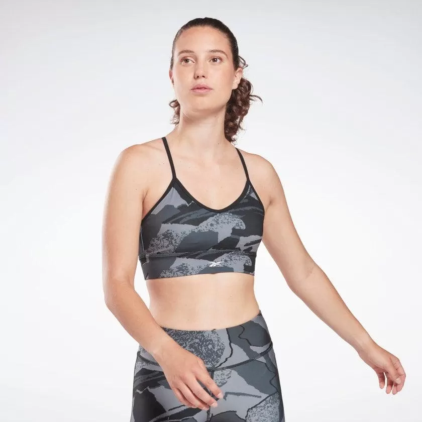    Reebok H65616 WOR AOP Tri Back Bra