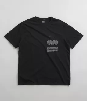 Salomon Globe Graphic T-Shirt - Deep Black