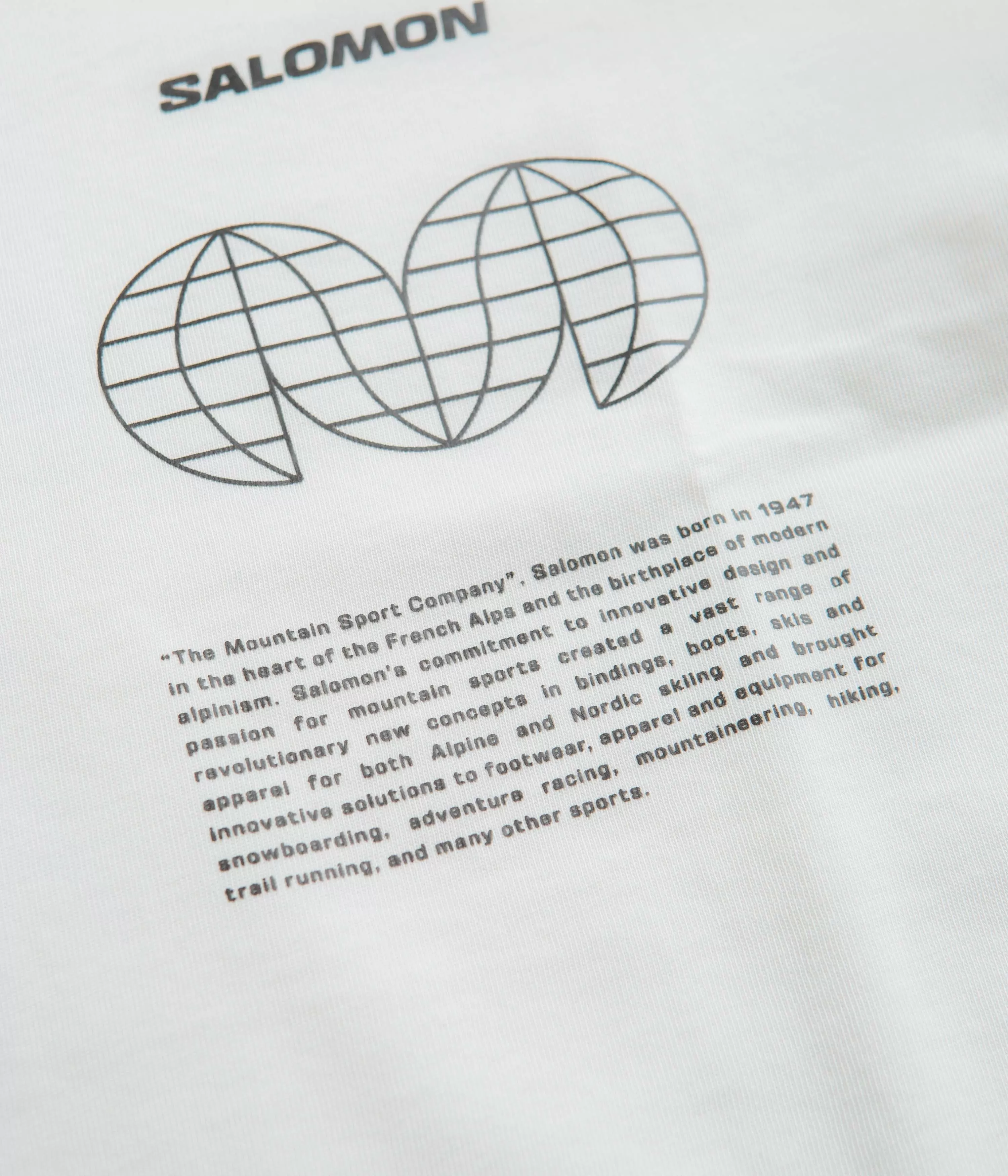 Salomon Globe Graphic T-Shirt - White