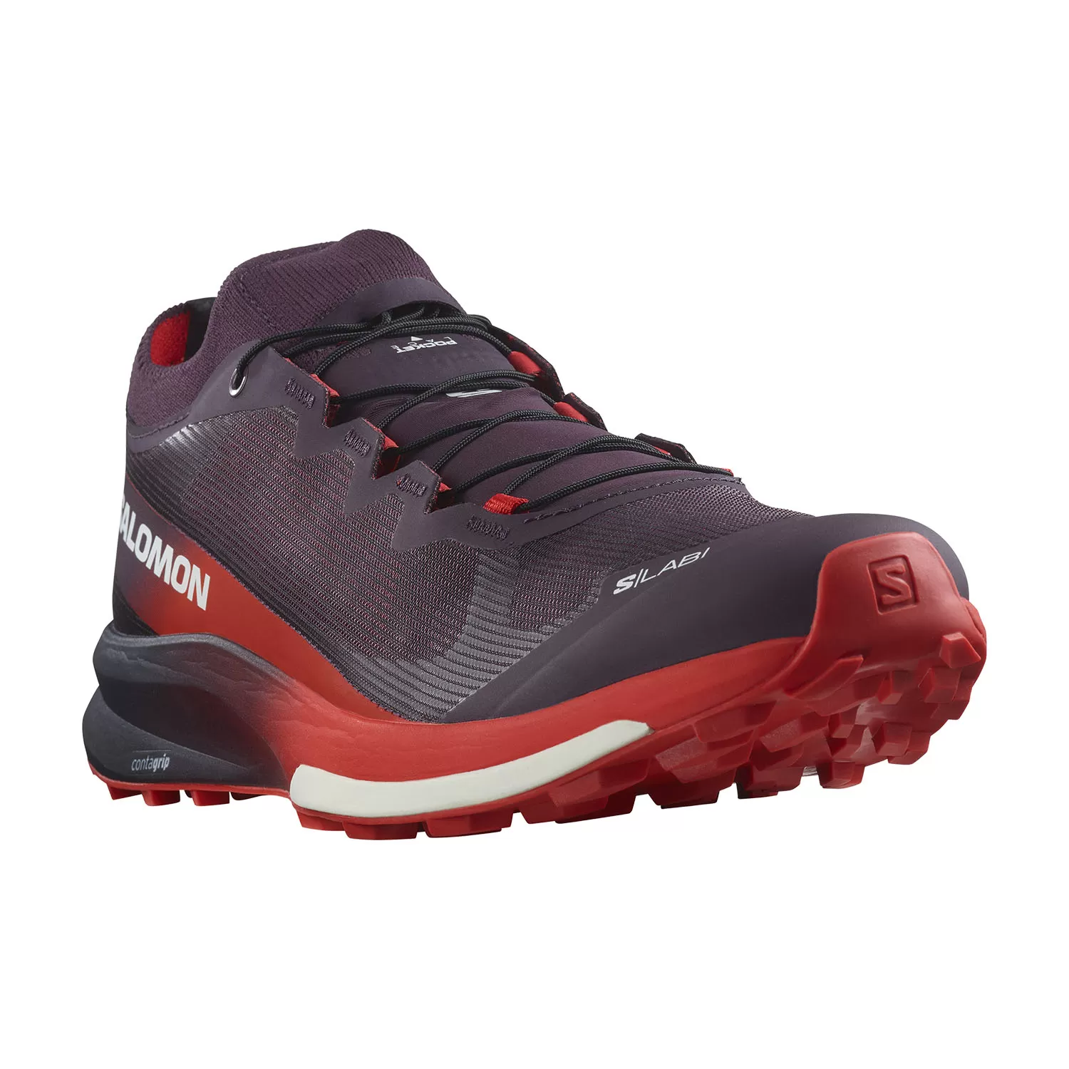 Salomon S/Lab Ultra 3  Plum Perfect/Fiery Red/White