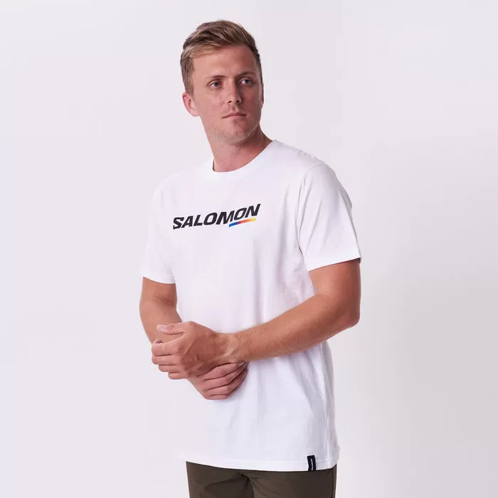 Salomon Sll8602 Mens Race Ss Tee White