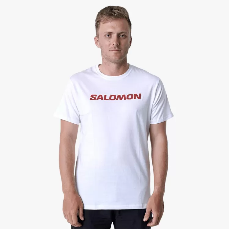 Salomon Sml8557 Mens Core Logo Ss Tee White