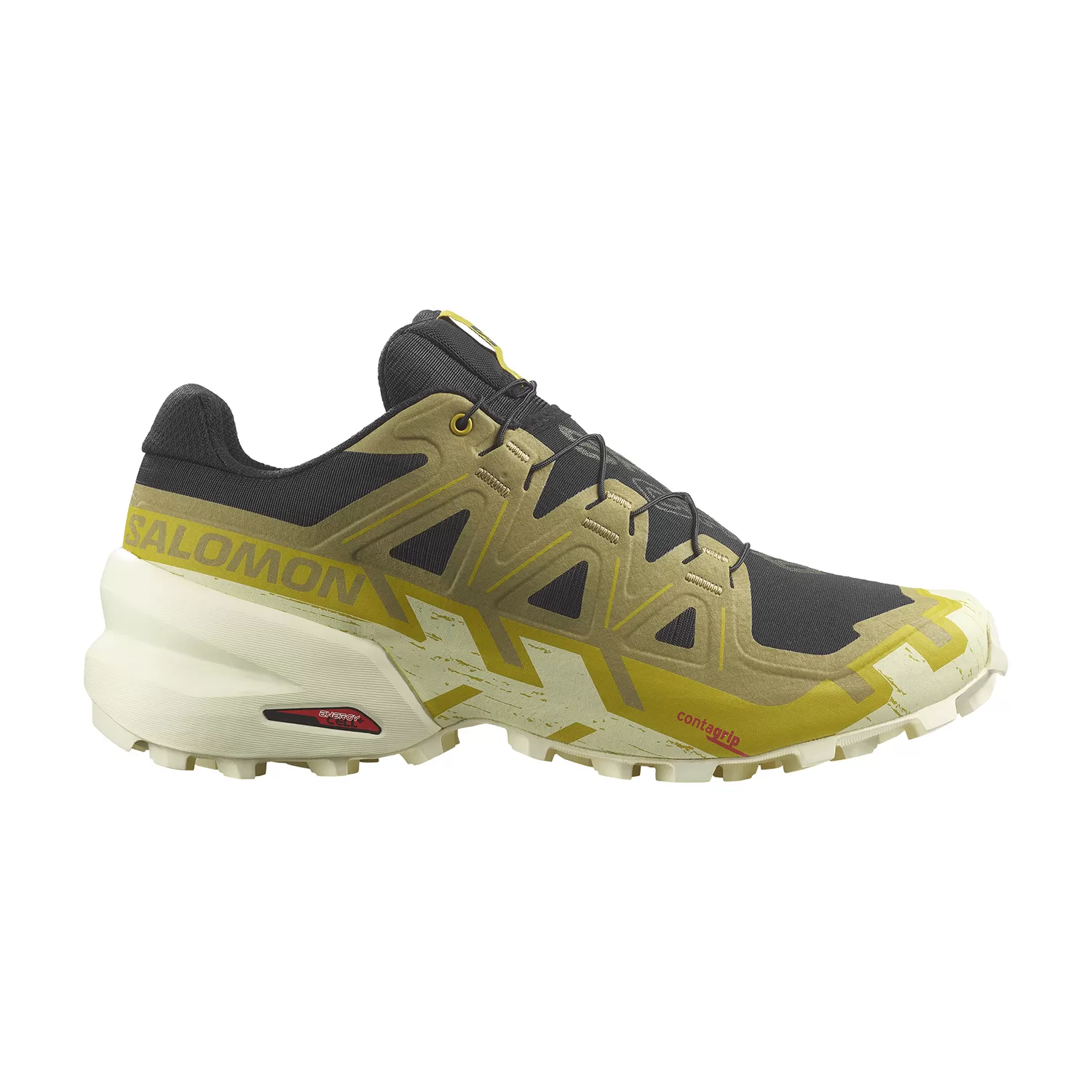 Salomon Speedcross 6  Black/Cress Green/Transparent Yellow