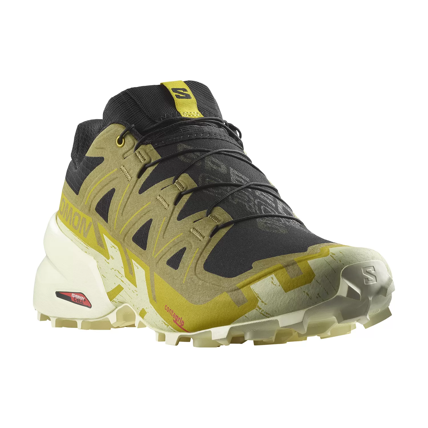 Salomon Speedcross 6  Black/Cress Green/Transparent Yellow