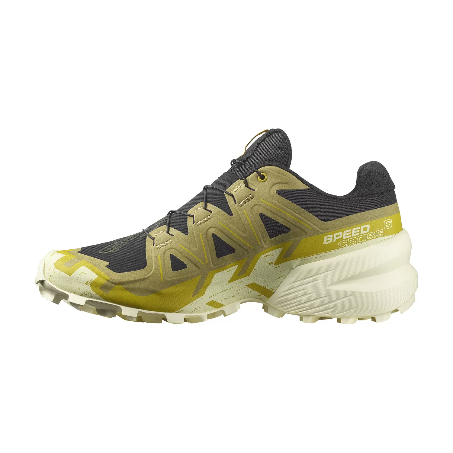 Salomon Speedcross 6  Black/Cress Green/Transparent Yellow