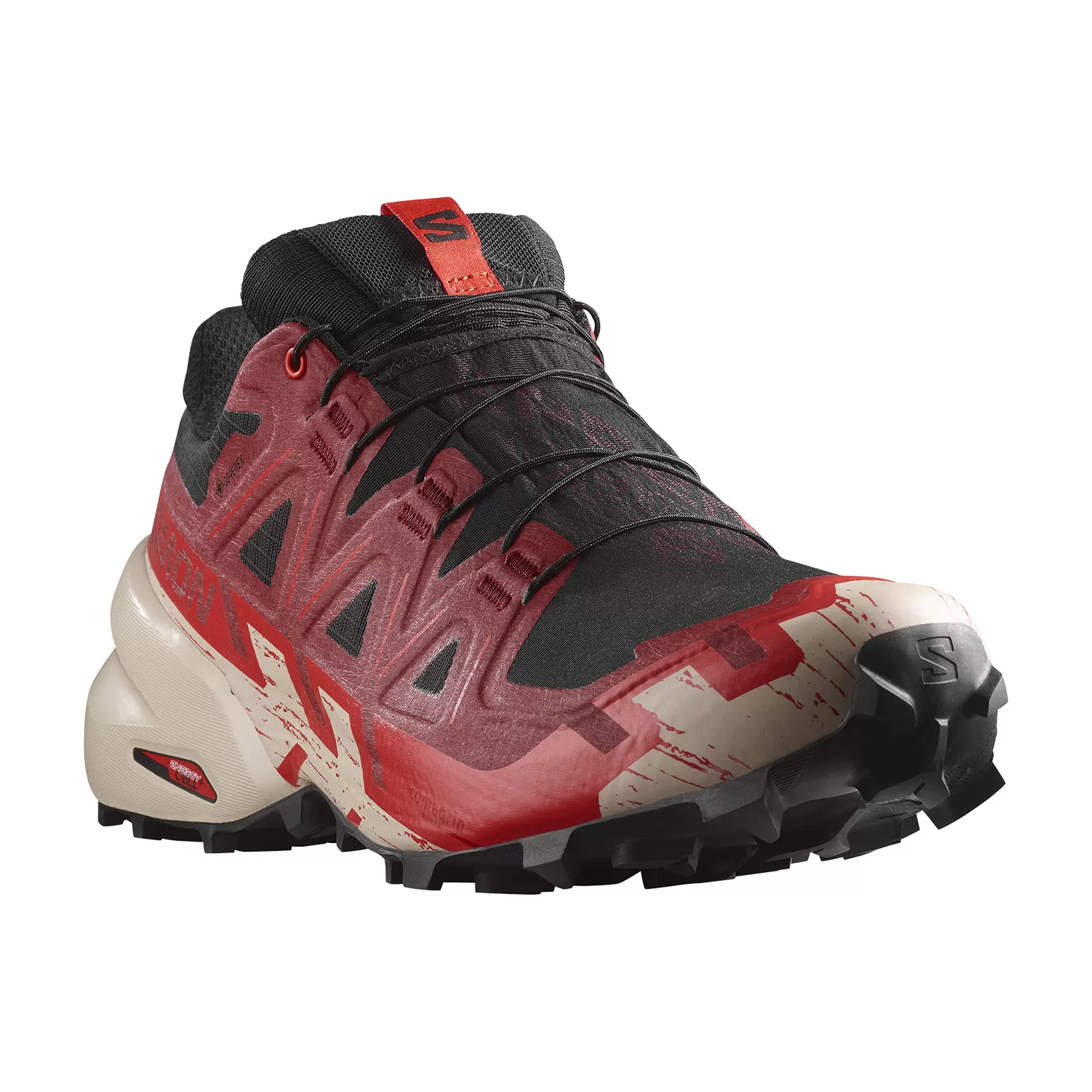 Salomon Speedcross 6 GTX  Black/Red Dalhia/Poppy Red