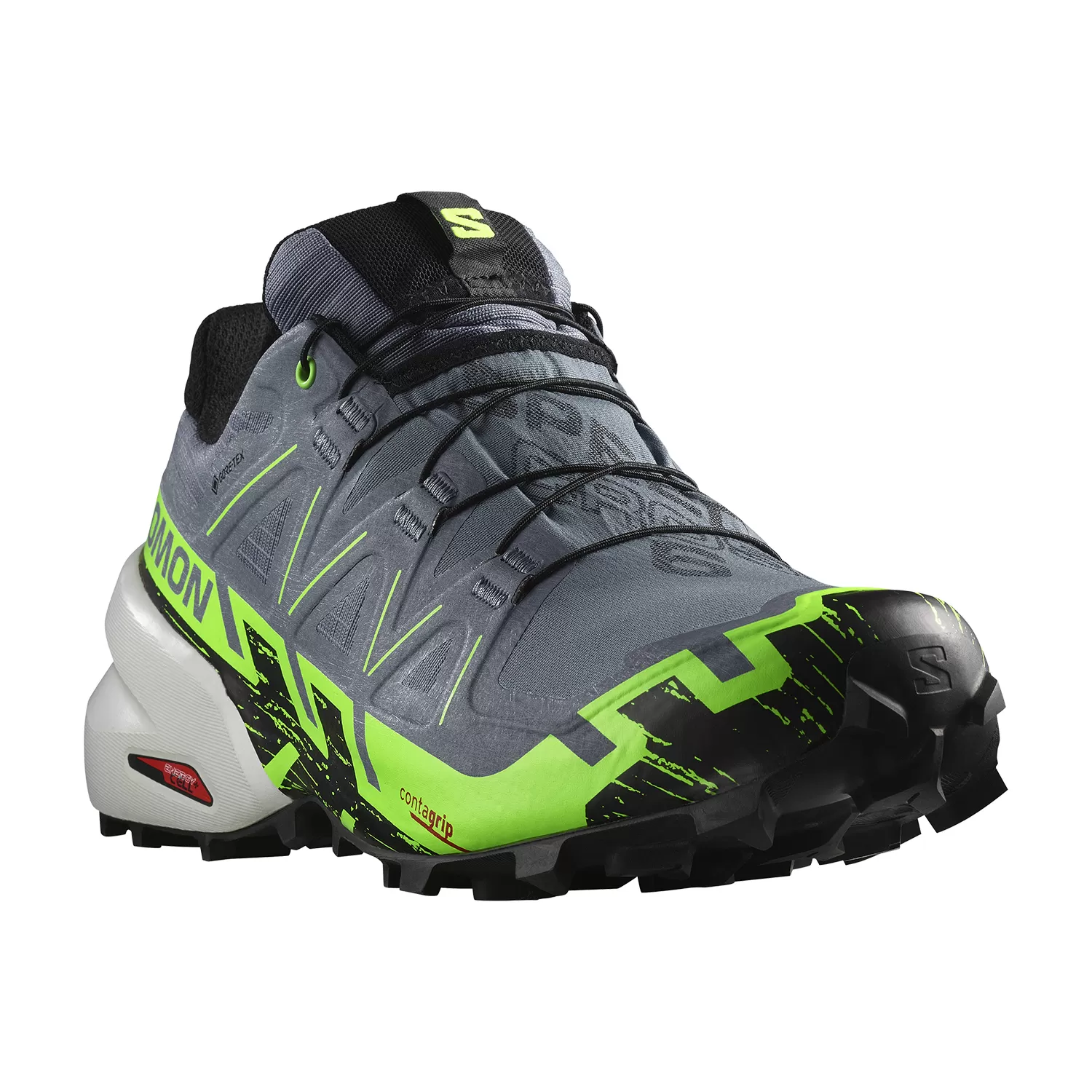 Salomon Speedcross 6 GTX  Flint Stone/Green Gecko/Black