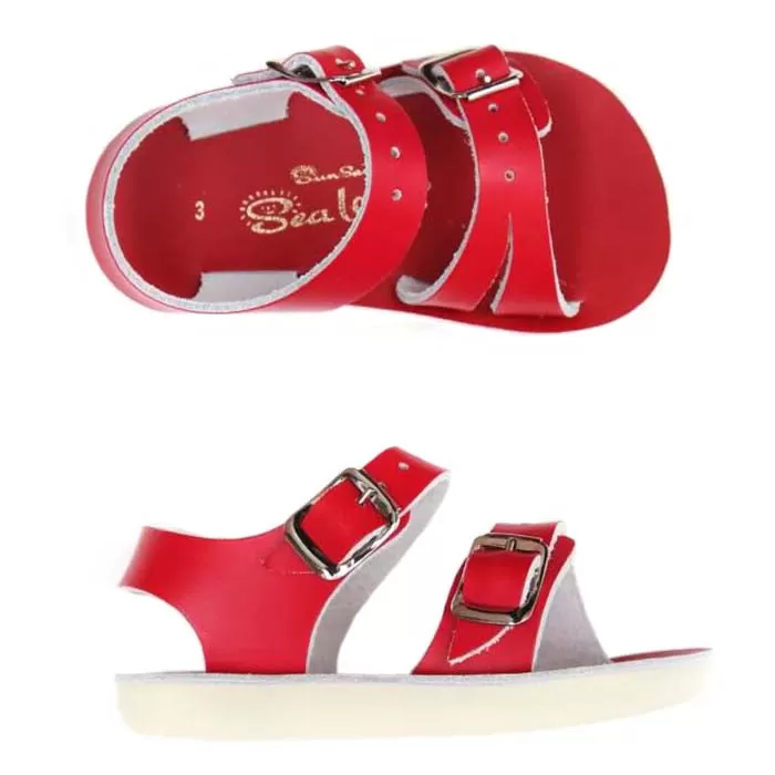 Salt Water Baby Sea Wees Sandals Red