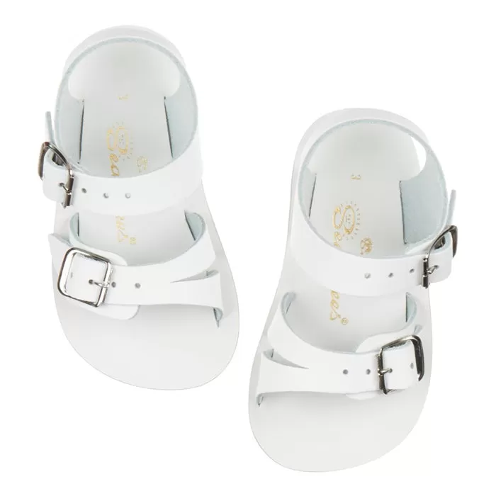 Salt Water Baby Sea Wees Sandals White