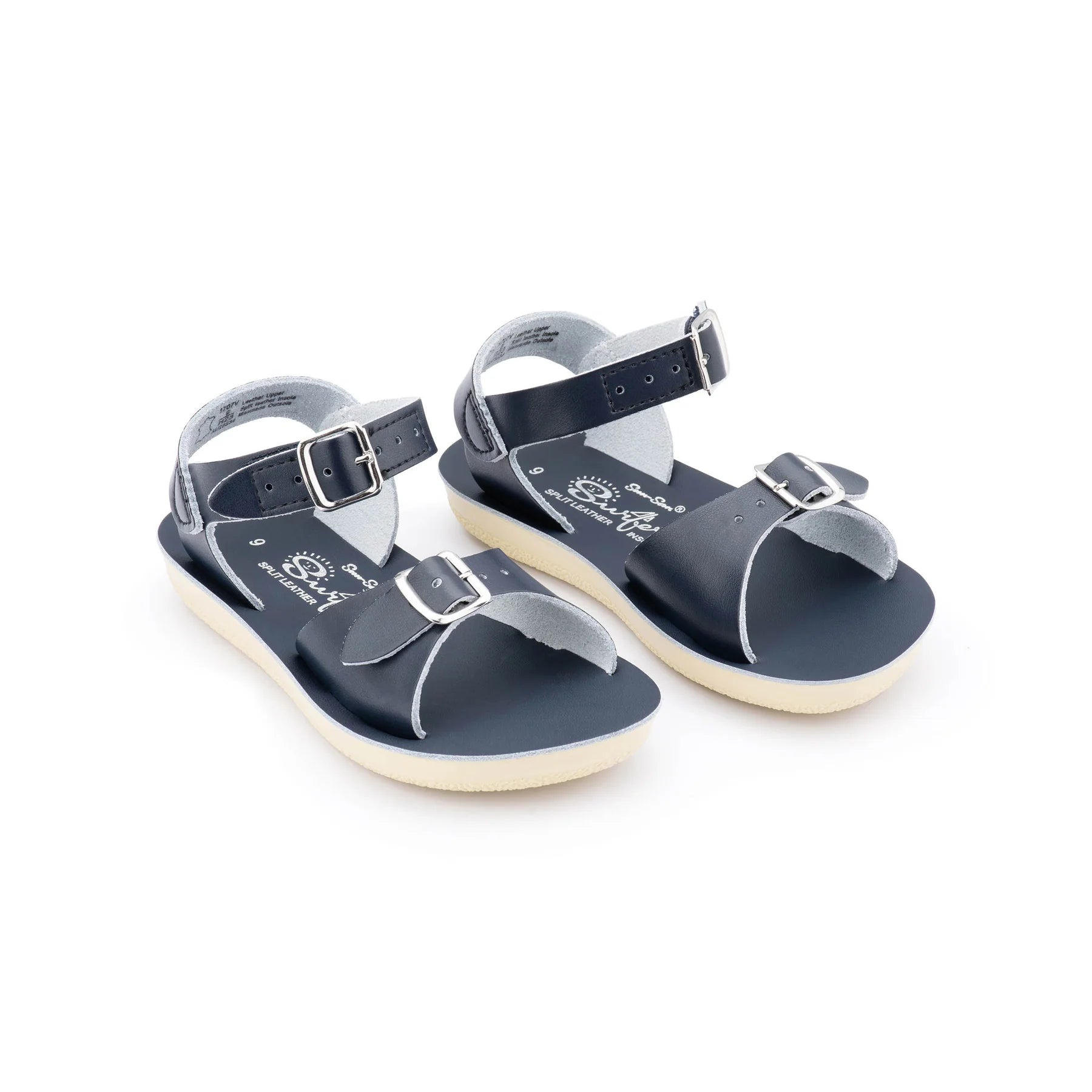 Salt Water Sandals Sun-San Surfer Hook & Loop (Velcro) NAVY