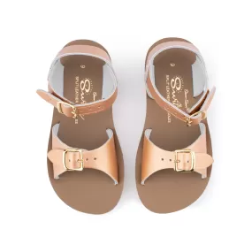 Salt Water Sandals Sun-San Surfer Hook & Loop (Velcro) ROSE GOLD