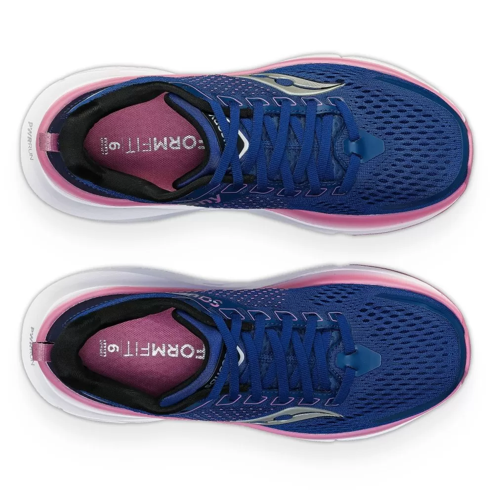 Saucony Women's Guide 17 - Navy/Orchid (Wide Width)