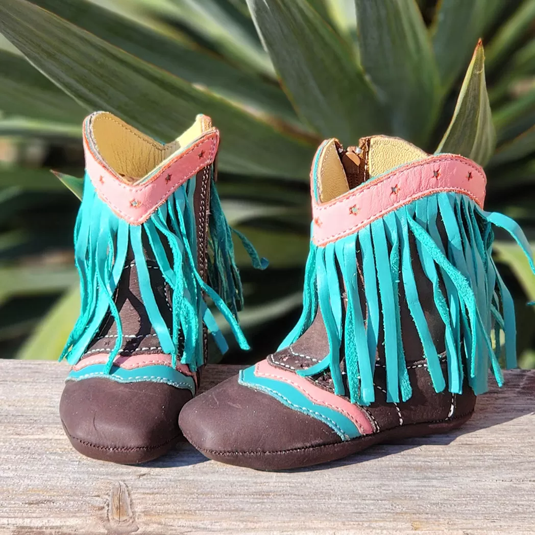 Shea Baby Infant Lyddie Turquoise Boot