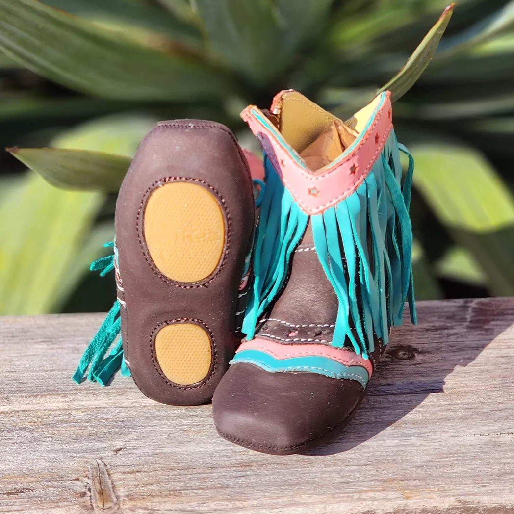 Shea Baby Infant Lyddie Turquoise Boot