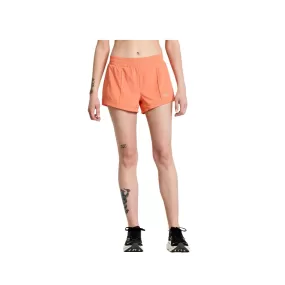 Short Saucony Outpace 3 Orange Women's