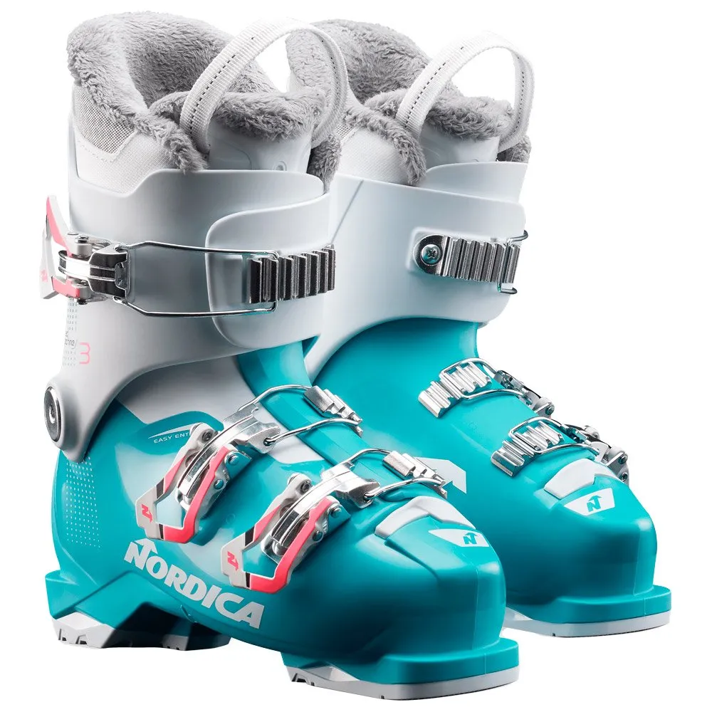 Ski boots Nordica ---Speedmachine J 3 Girl Light Blue White Pink