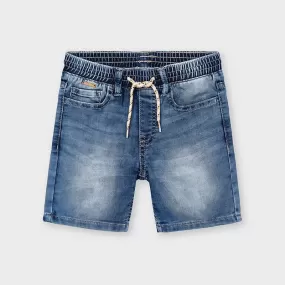 Soft Demin Jogger Shorts for Boy Light