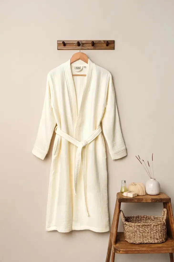 Spa Robe Gauze Cotton Extra Soft