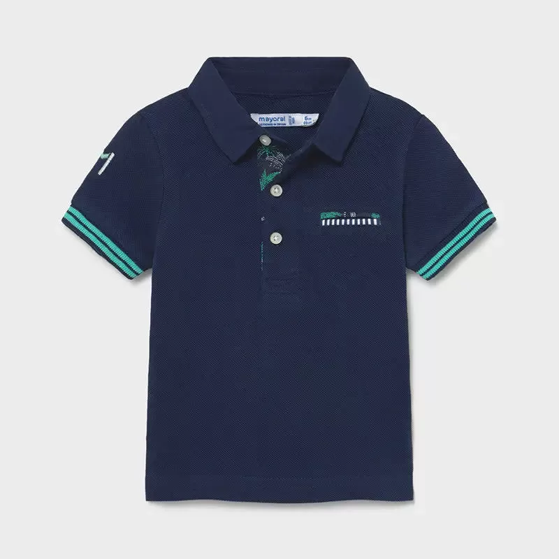 S/s Polo for Baby Boy Blue