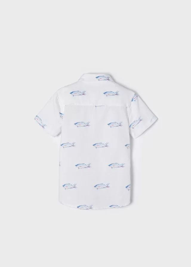 S/s printed shirt for boy - Fishes