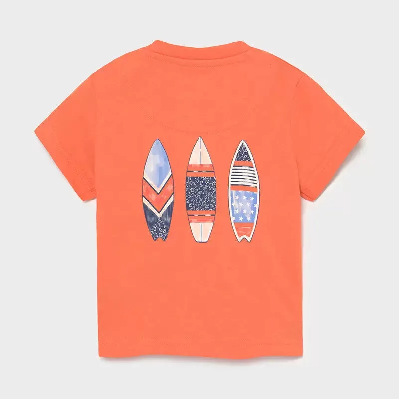 S/s T-shirt for Baby Boy Apricot