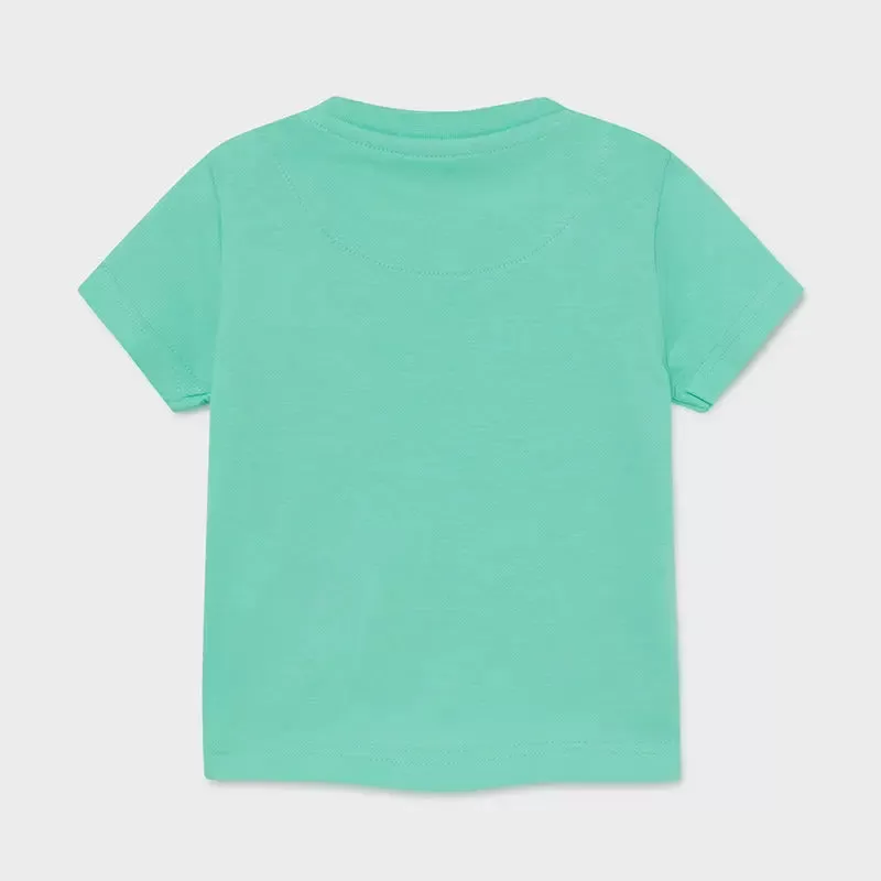 S/s T-shirt for Baby Boy Aqua