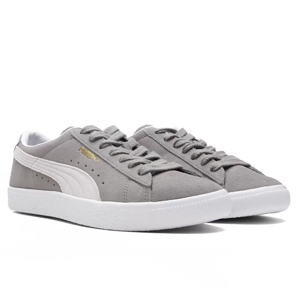 Suede VTG - Steel Grey/White