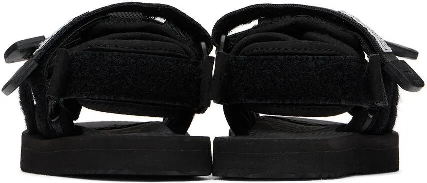 Suicoke Kids Black Moto Sandals