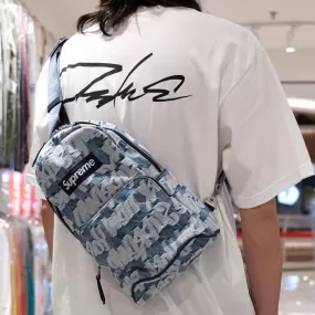 Supreme Fat Tip Jacquard Denim Sling Bag