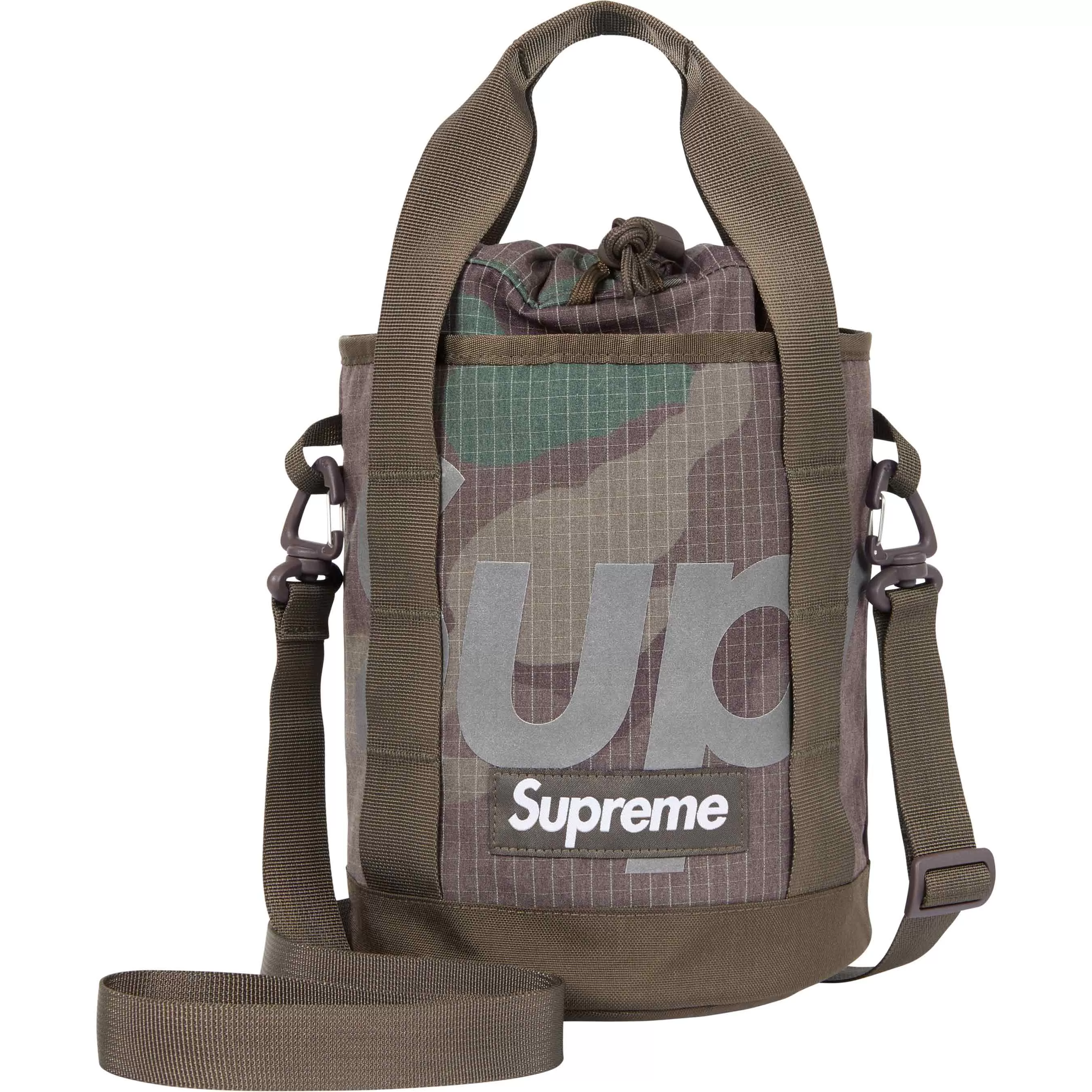 Supreme Reflective Cinch Bag Camo