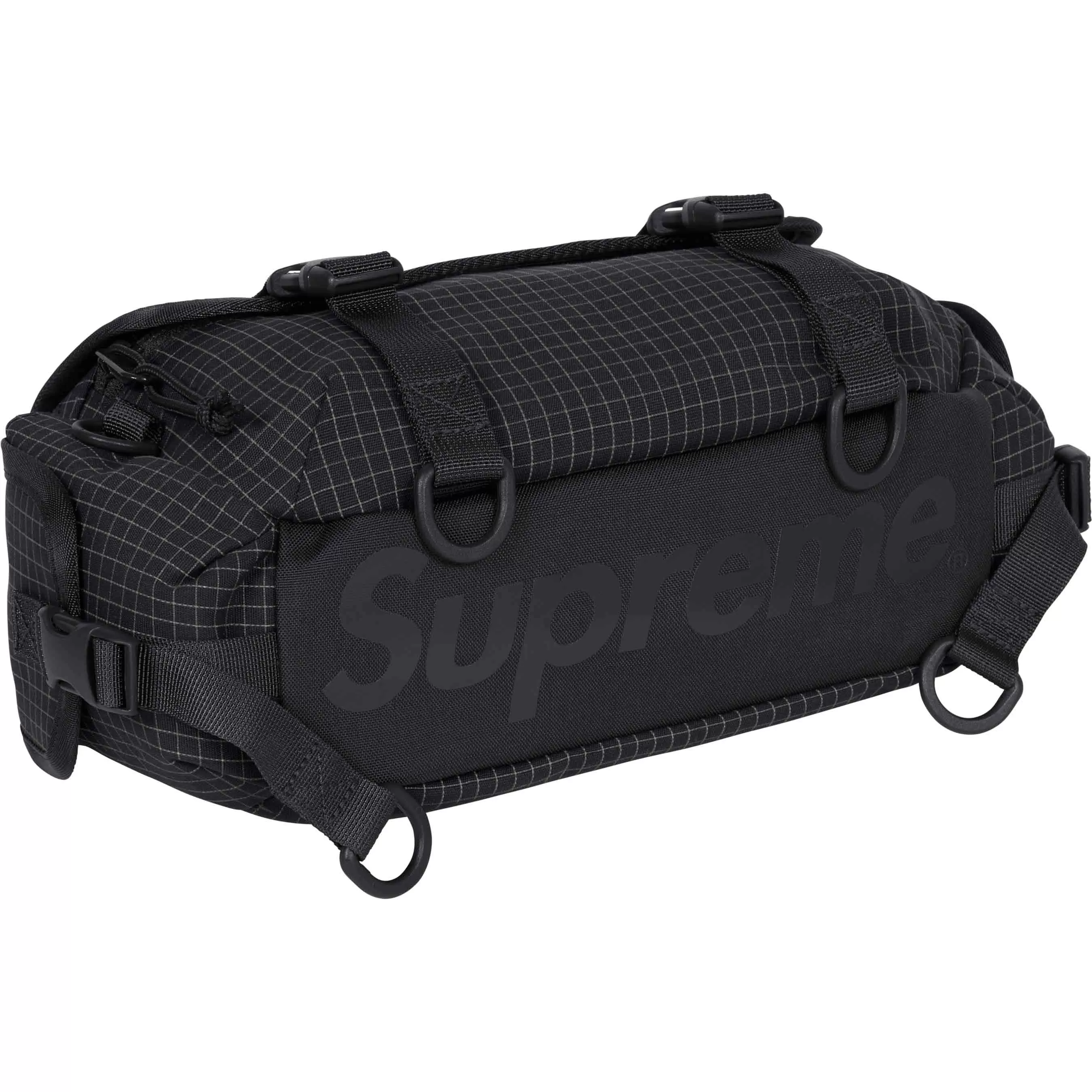 Supreme Reflective Mini Duffle Bag Black