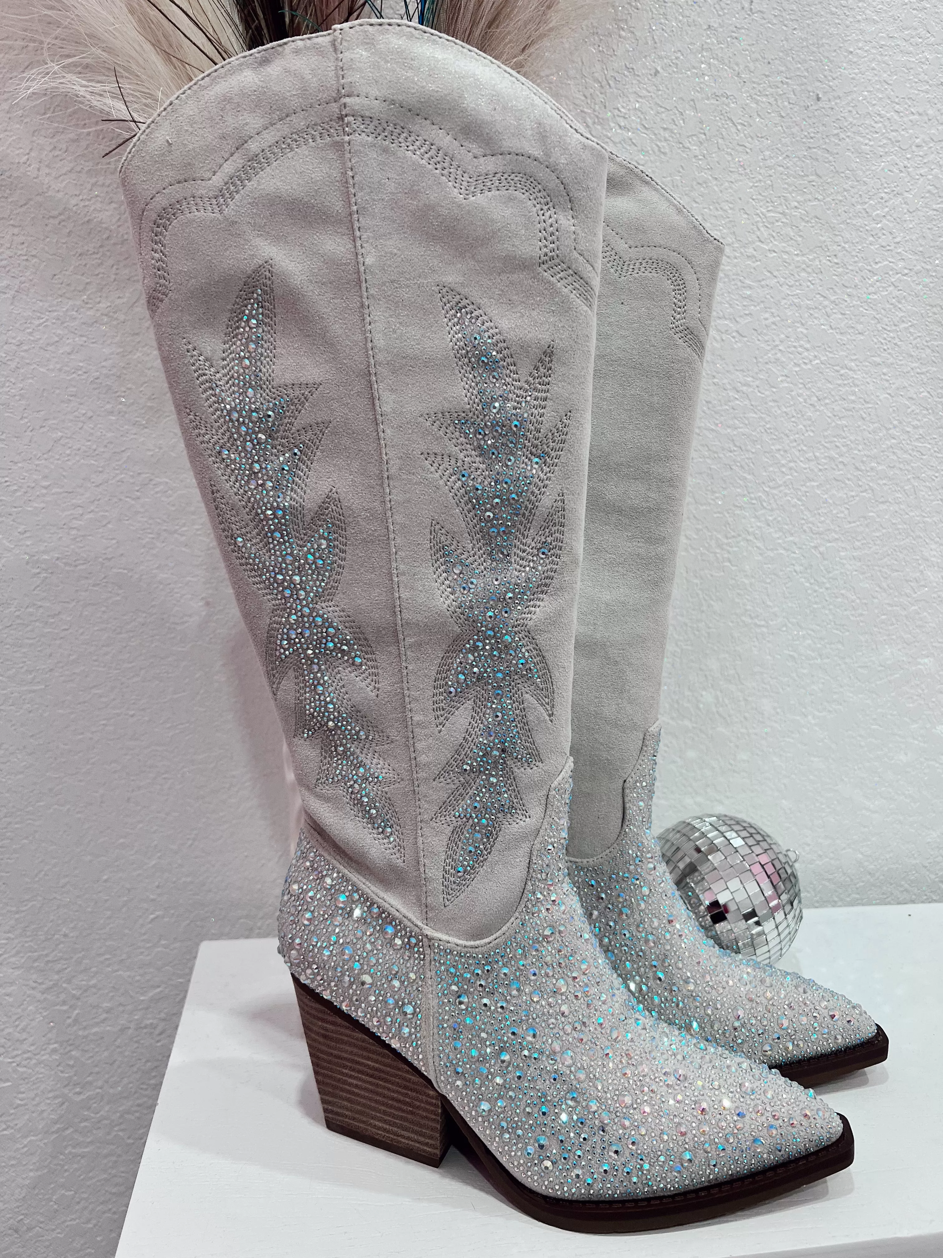 The Addie Rhinestone Boots