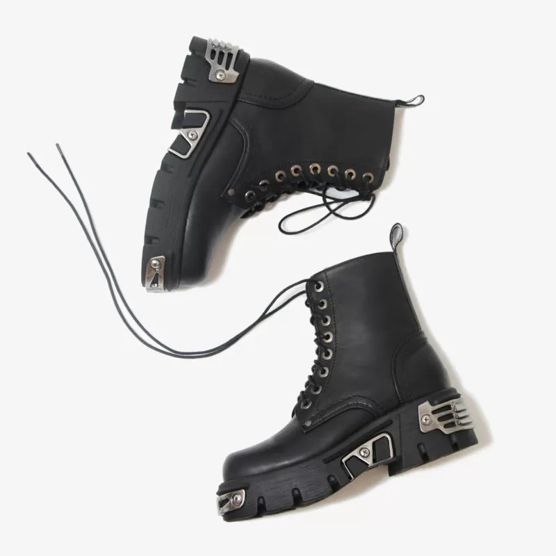 The Steel Punk Ankle Boots