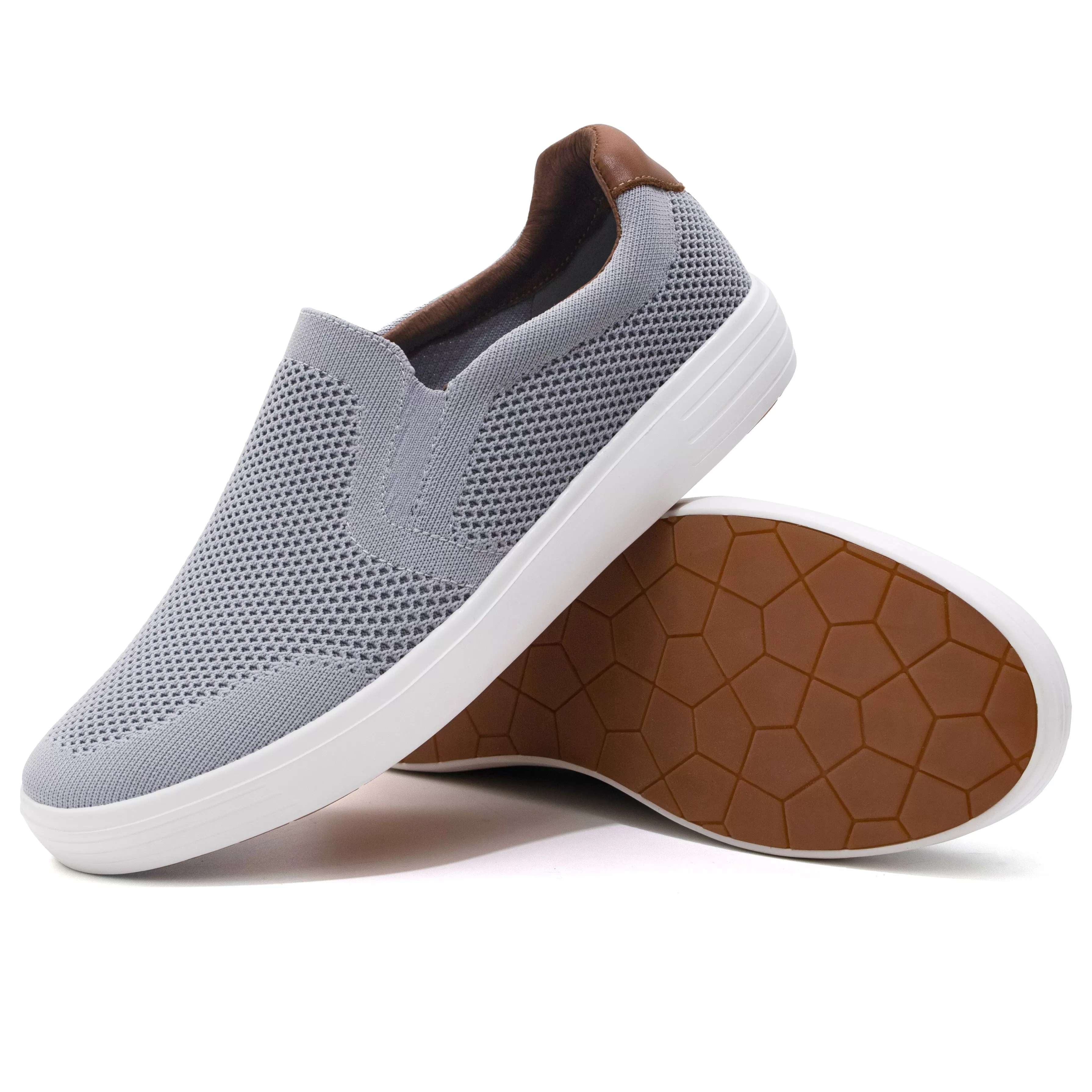 Tiosebon Men's Slip on Skate Shoes