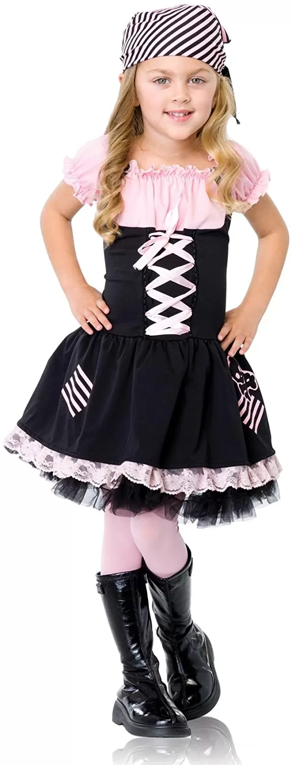 Treasure Hunt Pirate Dress Girls Medium Costume