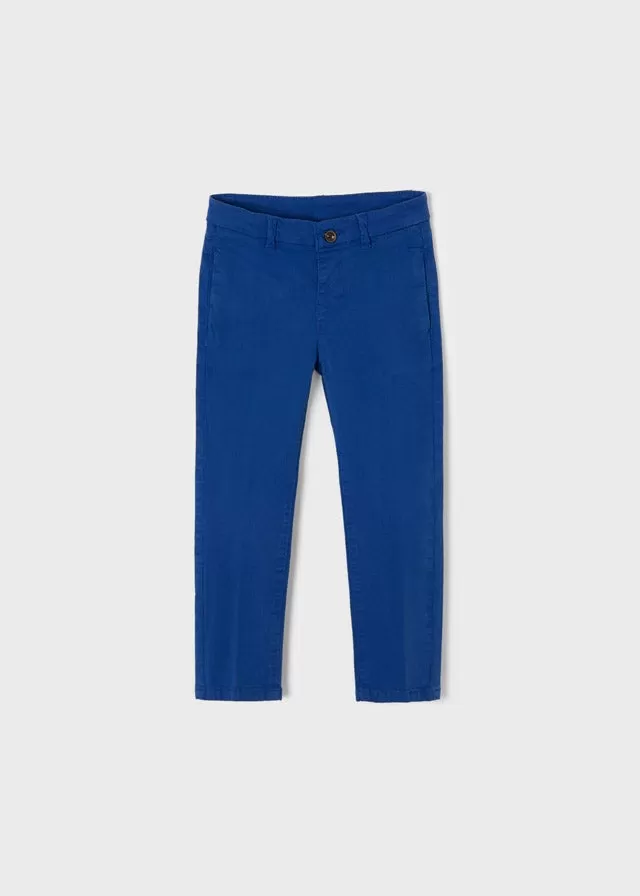 Twill basic trousers for boy - Aquarium