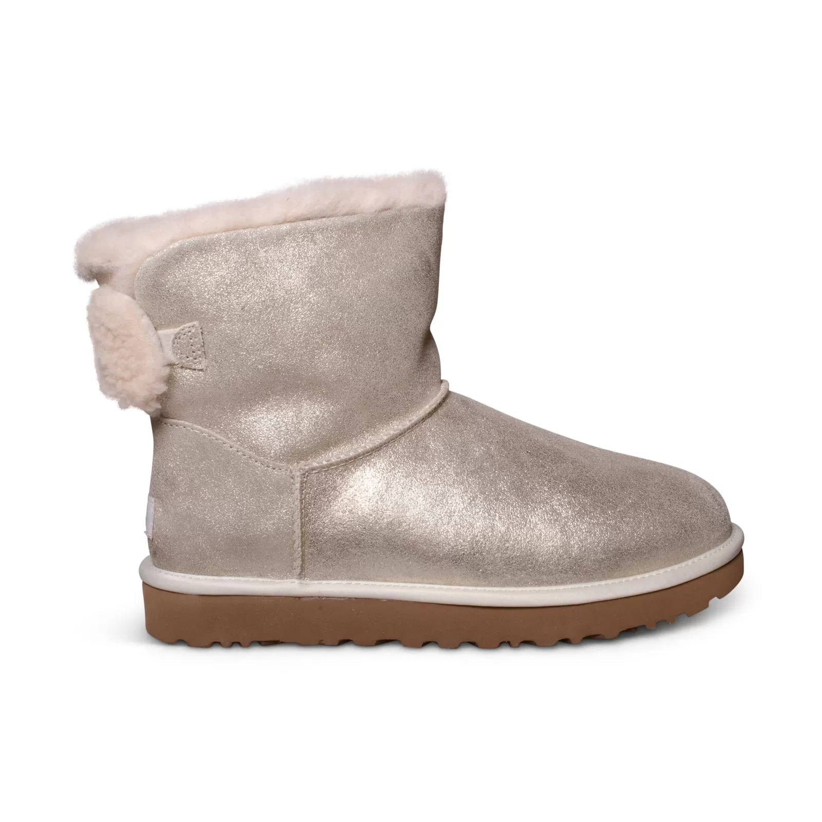 UGG Arielle Sparkle Platinum Gold Boots - Women's